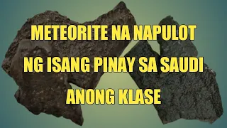 TRENDING: OFW Found A Freshly Fallen Meteorite In Her Boss's Backyard In Kingdom Of Saudi Arabia