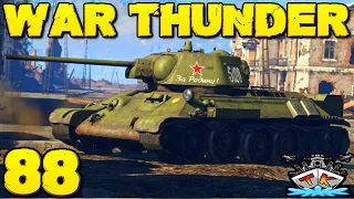 T-34-57 Mod. 1943 räumt die Stadt auf 💀 #88 in ⚡️ War Thunder ⚡️ Gameplay/Deutsch