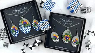 ZENTANGLE STYLED POLYMER CLAY CANE & JEWELRY TUTORIAL: THE PINWHEEL CANES