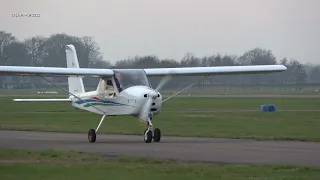 Tecnam P92 Echo Light PH-4L2 Teuge Airport 15 Feb 2023