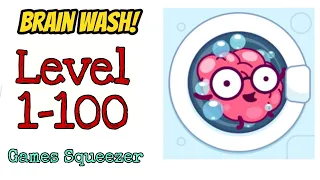 Brain Wash Level 1-100 Gameplay Walkthrough Solution | Games Squeezer