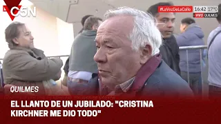 REPROCHES a JAVIER MILEI y apoyo a CRISTINA KIRCHNER en QUILMES