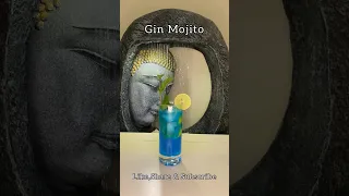BLUE Curacao | Gin Mojito | Homemade Cocktail | Smooky Martini- Hindi #shorts #ytshorts