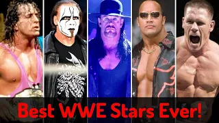 Top 50 WWE stars of all time🔥 Comparison video | Best WWE wrestlers