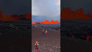 Rescuing tourists from Active Volcano, Iceland 🌋