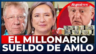 XÓCHITL GÁLVEZ muestra el VERDADERO y MILLONARIO SUELDO de AMLO que REVELÓ LORET DE MOLA