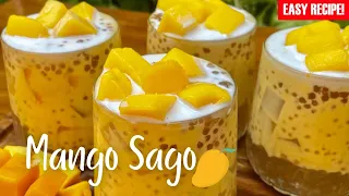 🥭The Famous Mango Sago  Dessert That Will Drive The World Crazy! 🥭A Very Refreshing Summer Dessert.