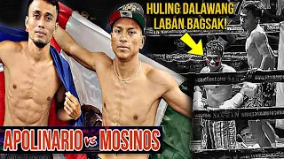 DAVE APOLINARIO VS BRIAN MOSINOS  Pinabagsak ni APOLINARIO Ang huling dalawang kontra!
