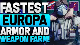 Destiny 2 - How To FARM GOD ROLL Europa Armour And Weapons FAST!  (Destiny 2 Beyond Light)
