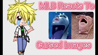 MLB Reacts To Cursed Images |Gacha Club | Black Cat Dragon