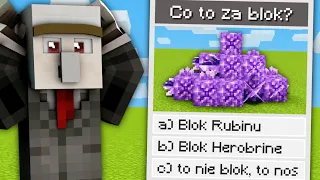 NAJTRUDNIEJSZY QUIZ o MINECRAFT 1.17! *tylko 1% zna odpowiedź*