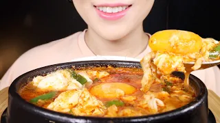 ASMR 순두부찌개 먹방