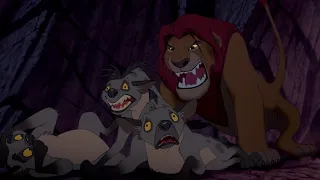 Mufasa Saves Simba From the Hyenas - The Lion King (1994/2019)