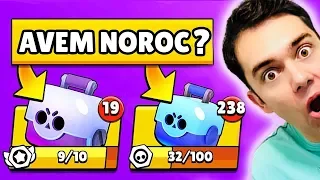 GHINION SAU NOROC??? BRAWL STARS BOX OPENING!!!