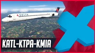 X-Plane 11 LIVE | Flying the MADDOG | Rotate MD80 Pro | Atlanta, Tampa & Miami