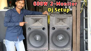 Nx Audio Indra-156, 600watt 15inch 2 Monitor Dj Setup // Nx audio indra 156 speaker review & price