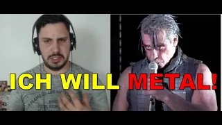 RAMMSTEIN - ICH WILL LIVE - REACTION from Argentina! Pop head goes mental with METAL!