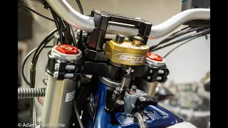 Husqvarna 701 Enduro LR: Install Vanasche Bar Riser & Scott's Steering Damper Submount