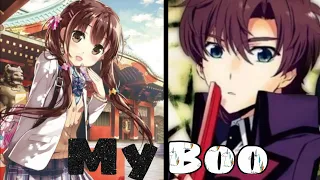 My boo by Alicia Keys and Usher (Switching vocals) (Nightcore Version)