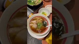 Japanese Hot pot ramen restaurant with fried rice and gyoza+robot waiter