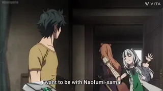 Atla sneak into Naofumi room  and refuses to leave