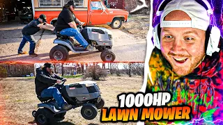 TIMTHETATMAN REACTS TO 1000HP LAWNMOWER