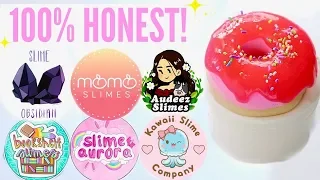 100% HONEST Famous + Underrated Instagram Slime Shop Review! Non-Famous US Slime Package Unboxing