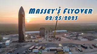 SpaceX Masseys Flyover (02/25/2023