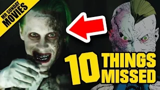 SUICIDE SQUAD Blitz Trailer - Easter Eggs, References & Things Missed (& Red Arrows)