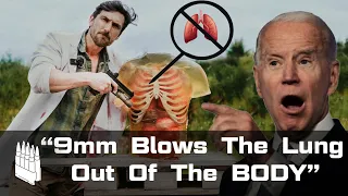 Testing President Biden's 9mm "blow the lungs out the body" statement