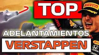 ¿MEJOR PILOTO Adelantando? 💥 TOP ADELANTAMIENTOS Max Verstappen en la F1 | Análisis Mejores Momentos