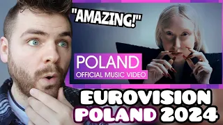 Reacting to LUNA - The Tower | Poland 🇵🇱 | Official Music Video | Eurovision 2024 | REACTION