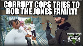 Corrupt Cop Tries To Rob The Jones Family! | GTA RP | Grizzley World WHITELIST