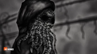 |Digital painting|The Davy Jones Ghost||Photoshop TUTORIAL