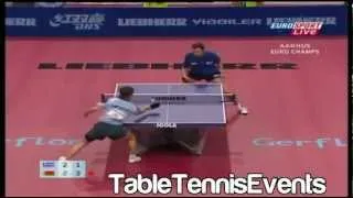 Kalinikos Kreanga Vs Vladimir Samsonov: 1/2 Final [European Championships 2005]