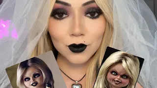 Tutorial del maquillaje de Tiffany Valentine Bride of Chucky (Paso a Paso)