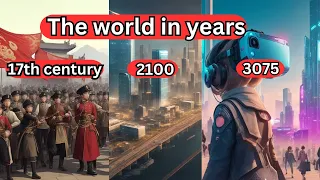 A I  imagines the world in the 17th century and in 2100 and 3075