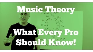 Music Theory Lecture - What Every Pro Musician Needs To Know