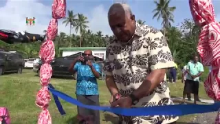 Fijian Prime Minister Voreqe Bainimarama commissions Naseseivua village borehole