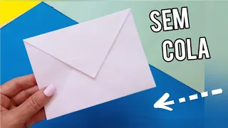 ENVELOPE de PAPEL SEM COLA  | ENVELOPE de PAPEL SIMPLES e FÁCIL |ORIGAMI