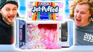 1000 MARSHMALLOWS IN A MICROWAVE