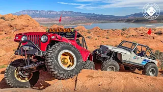 What Did We Get Ourselves Into? Rock Crawling with @WRECKEDGEAR at Trail Hero!