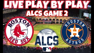 Boston Red Sox vs Houston Astros Game 2 ALCS Live Play By Play And Reactions #Dirtywater #RedSox