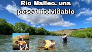 Río Malleo, Increíble tarde de Pesca Fina. #jiggs #flycast #trout #fishing #patagonia #river #cast