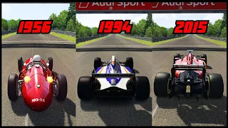 Evolution Of F1 CARS || 1937 - 2021 || Assetto Corsa