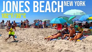 NEW YORK Heat Wave 2022 🥵 Jones Beach Walk during New York Heat Wave (102°F/39°C)