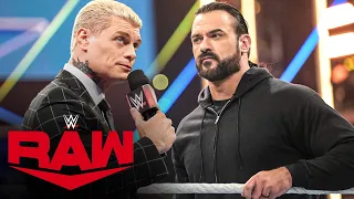 Drew McIntyre urges Cody Rhodes to "finish the story" at WrestleMania: Raw highlights, Feb. 5, 2024