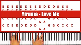 Love Me Piano - How to Play Yiruma Love Me Piano Tutorial!