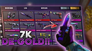 MONTEI MEU INVENTÁRIO COM 7K DE GOLD!!! STANDOFF 2!!