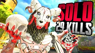 SOLO Revenant 29 KILLS and 4900 Damage Apex Legends Gameplay Season 16